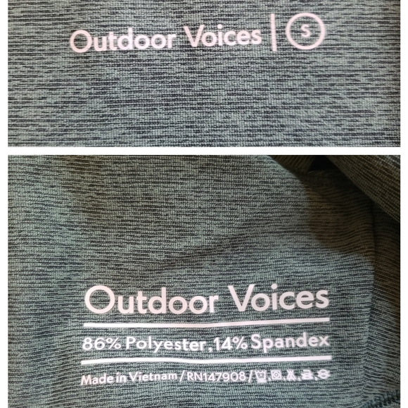 NWOT Outdoor Voices Slashback Crop Top Activewear Small - Picture 6 of 8